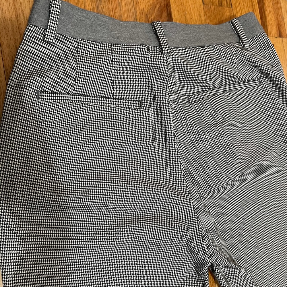 UNIQLO Stretch Ankle-Length Checkered Pants/Slacks